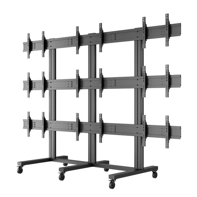 Multibrackets M Public Video Wall Stand 9-Screens 40-55" Black