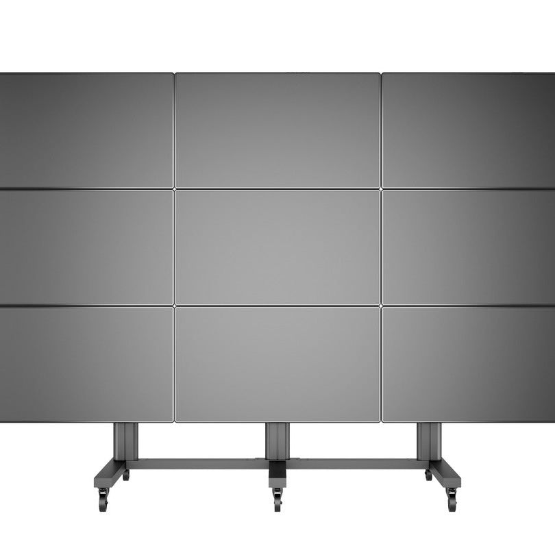 Multibrackets M Public Video Wall Stand 9-Screens 40-55" Black