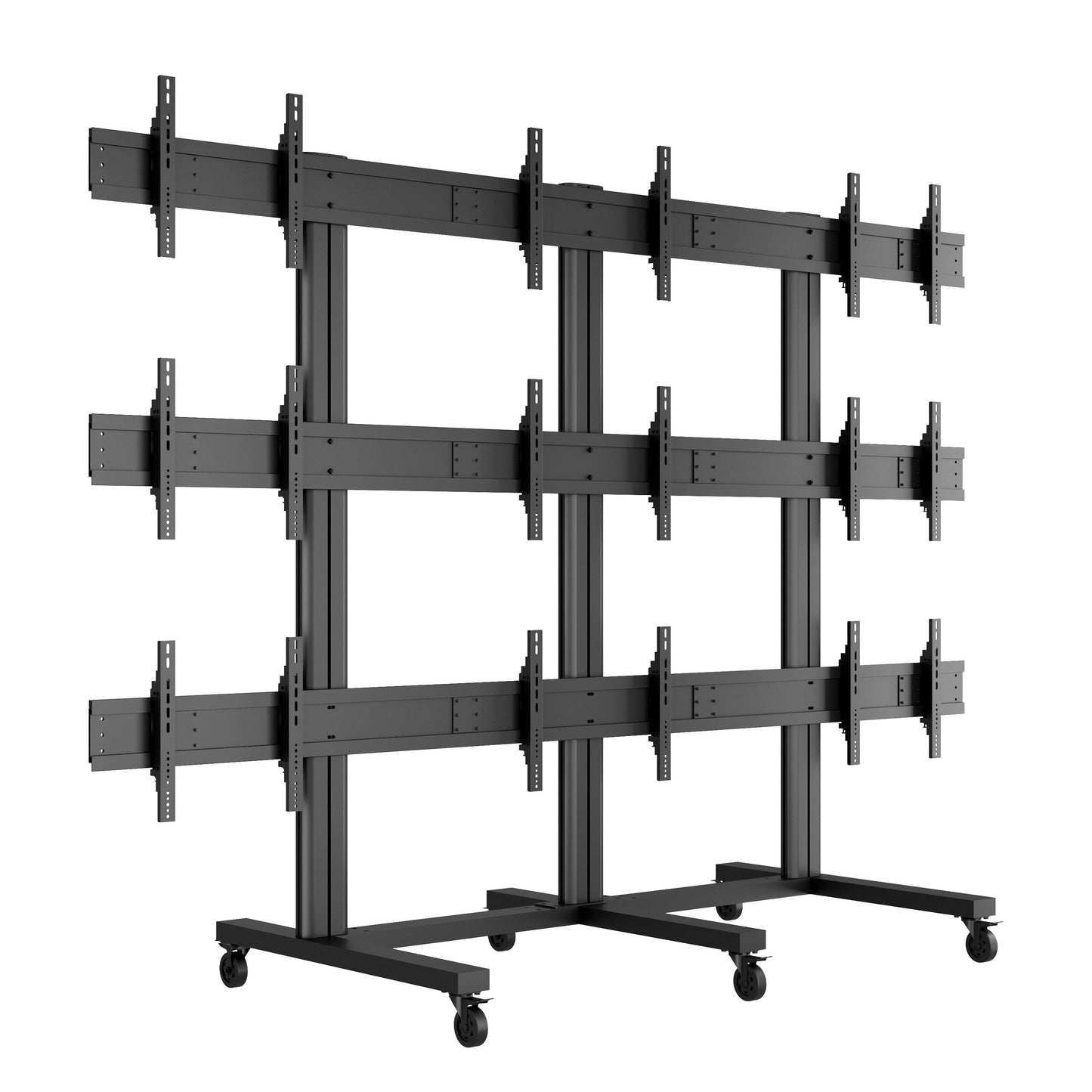 Multibrackets M Public Video Wall Stand 9-Screens 40-55" Black