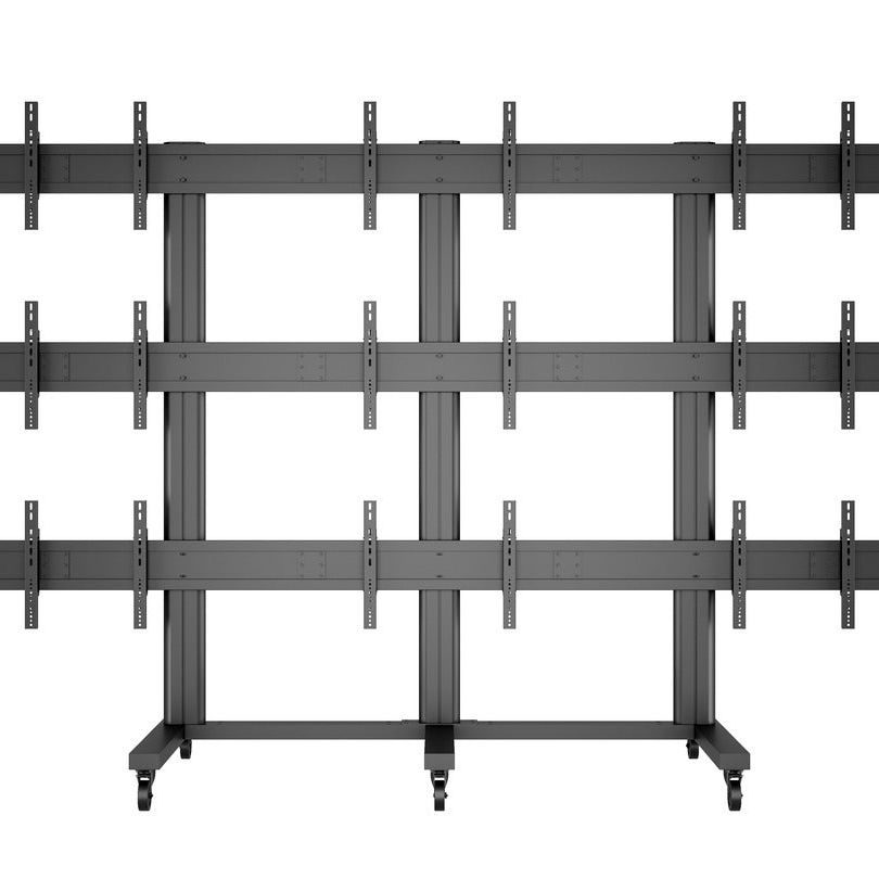 Multibrackets M Public Video Wall Stand 9-Screens 40-55" Black