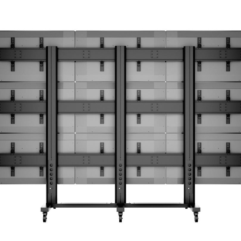 Multibrackets M Public Video Wall Stand 9-Screens 40-55" Black