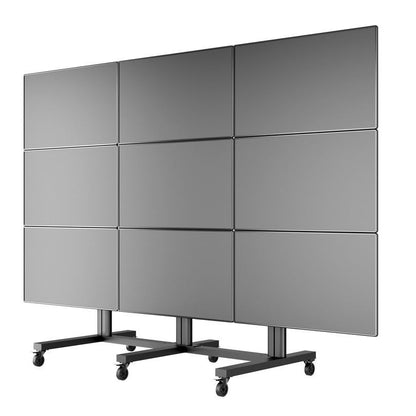 Multibrackets M Public Video Wall Stand 9-Screens 40-55" Black