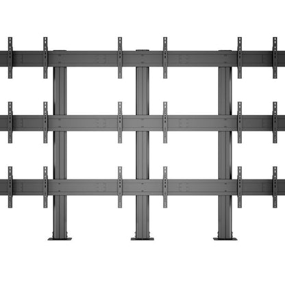 Multibrackets M Public Video Wall Stand 9-Screens 40-55" Black