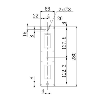 Multibrackets M VESA Flexarm Thin White