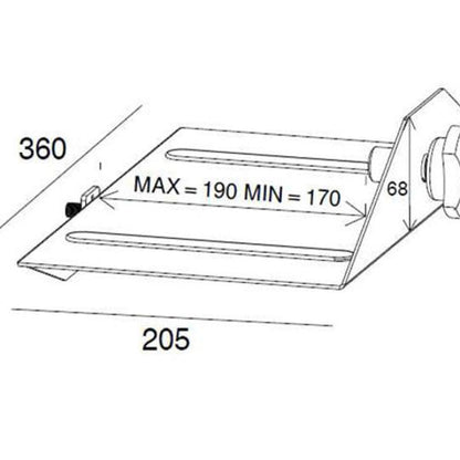 Multibrackets M Public Display Stand CPU Holder Silver