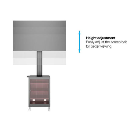 Multibrackets M Public Display Stand 180 Single MediaBox4 Black