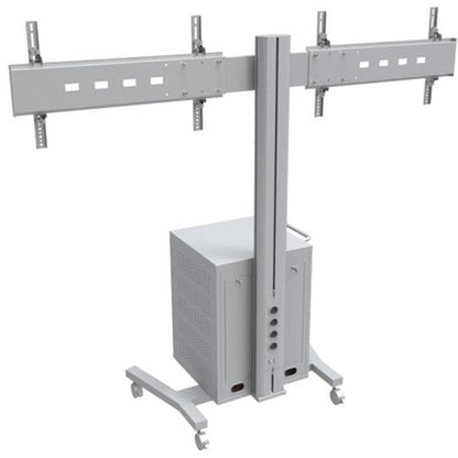 Multibrackets M Public Display Stand 180 Dual MediaBox4 Silver