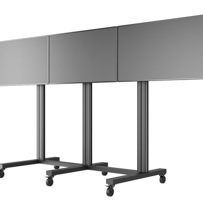 Multibrackets M Public Video Wall Stand 3-screens 40-55" Black
