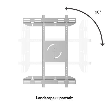 Multibrackets M Public Display Stand Single Screen Mount Silver