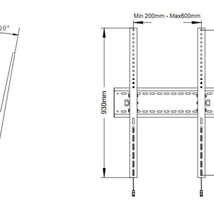 Multibrackets M Universal Tilt Wallmount SD MAX 1200x900