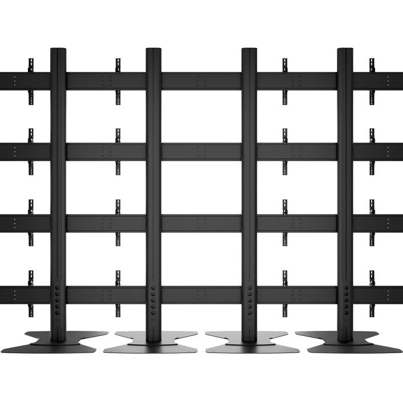 Multibrackets M Public Video Wall Stand 16-Screens 40-55'' Black
