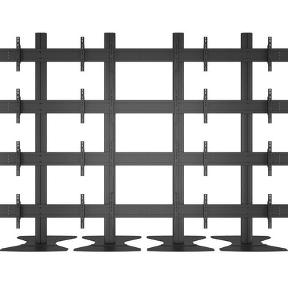 Multibrackets M Public Video Wall Stand 16-Screens 40-55'' Black