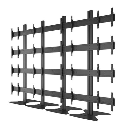 Multibrackets M Public Video Wall Stand 16-Screens 40-55'' Black