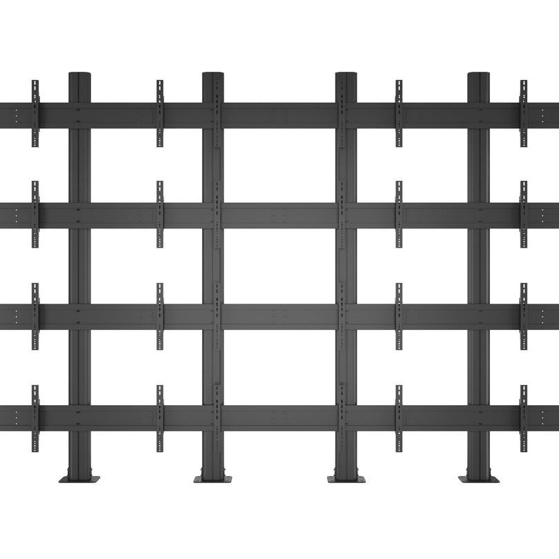 Multibrackets M Public Video Wall Stand 16-Screens 40-55'' Black