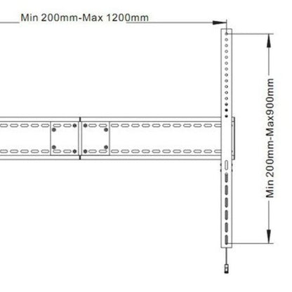 Multibrackets M Universal Fixed Wallmount SD MAX 1200x900