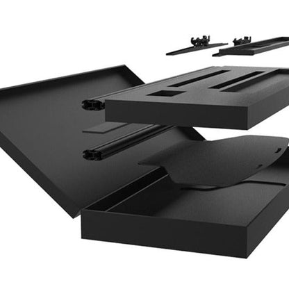 Multibrackets M Public Display Stand 180 Dual Pillar Floorbase, Flight Case