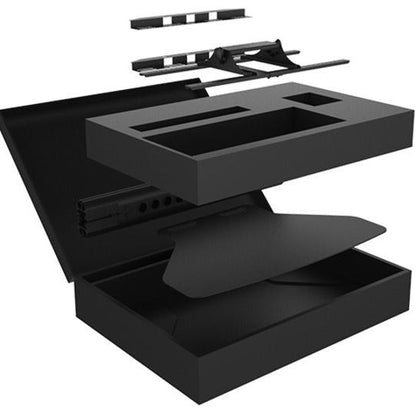 Multibrackets M Public Display Stand 110 Tilt & Table Floorbase, Flight Case