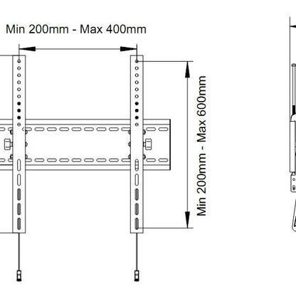 Multibrackets M Universal Tilt Wallmount SD MAX 800x600