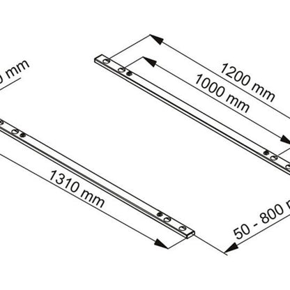 Multibrackets M VESA Extender Kit Motorized Mount 1200x800 HD/SD