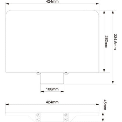 Multibrackets M Tilt & Roll Codec Shelf