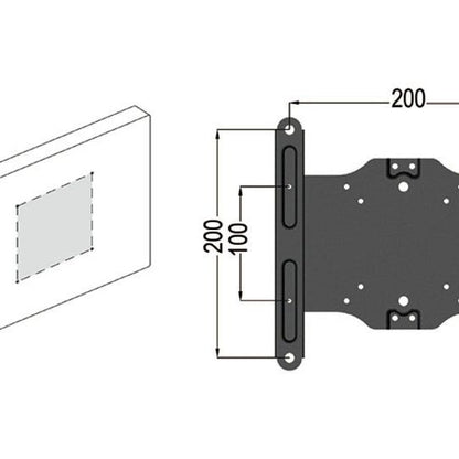 Multibrackets M Desktopmount VESA Adapter 200x200