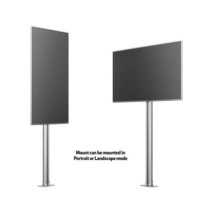 Multibrackets M Display Stand 180 Single Silver w. Floormount