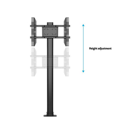 Multibrackets M Display Stand 180 Single Black w. Floormount