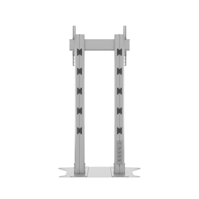 Multibrackets M Public Display Stand 210 Dual Pillar Floorbase Silver