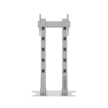 Multibrackets M Public Display Stand 210 Dual Pillar Floorbase Silver