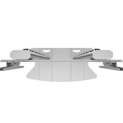 Multibrackets M Public Display Stand 210 Dual Pillar Floorbase Silver