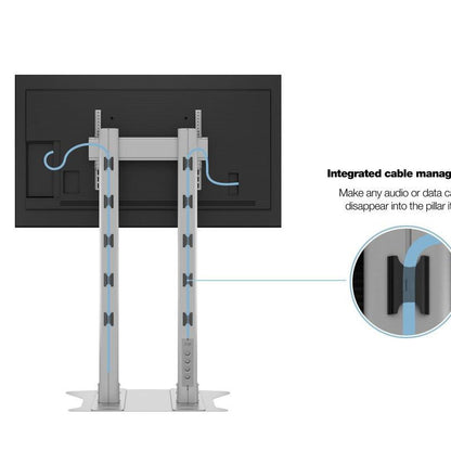 Multibrackets M Public Display Stand 210 Dual Pillar Floorbase Silver