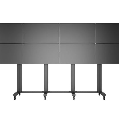Multibrackets M Public Video Wall Stand 8-Screens 40-55'' Black