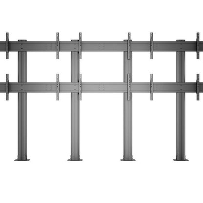 Multibrackets M Public Video Wall Stand 8-Screens 40-55'' Black