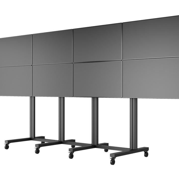 Multibrackets M Public Video Wall Stand 8-Screens 40-55'' Black