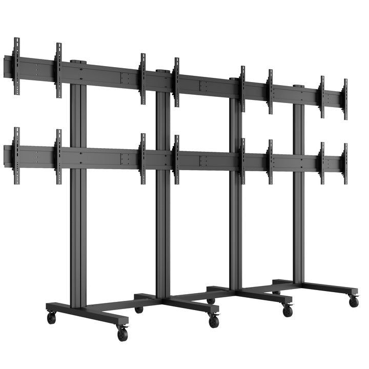 Multibrackets M Public Video Wall Stand 8-Screens 40-55'' Black