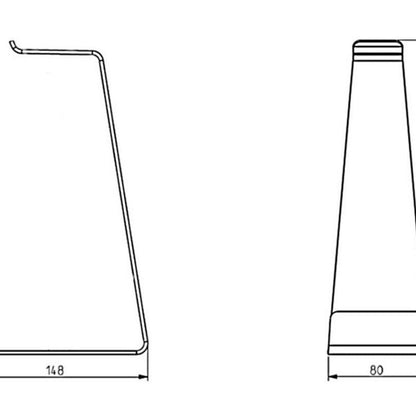 Multibrackets M Headset Holder Table stand Brass