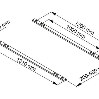 Multibrackets M VESA Extender Kit Motorized Mount 1200x800 Black SD