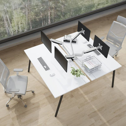 Multibrackets M Deskmount Gas Spring Dual Silver