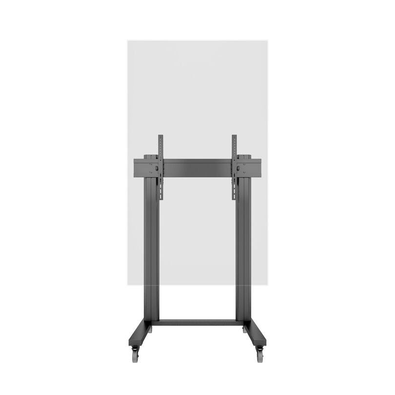 Multibrackets M Public Display Stand 180 Dual Pillar Wheelbase Black