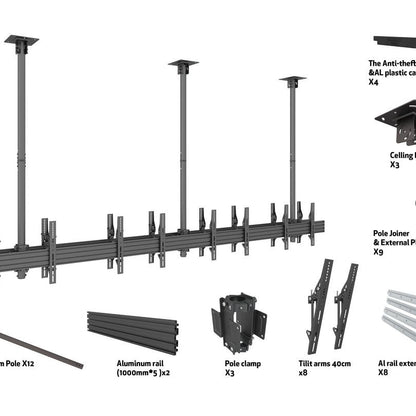 Multibrackets M Ceiling Mount Pro MBC4X1U2