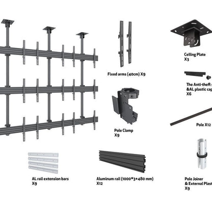 Multibrackets M Ceiling Mount Pro MBC3X3U
