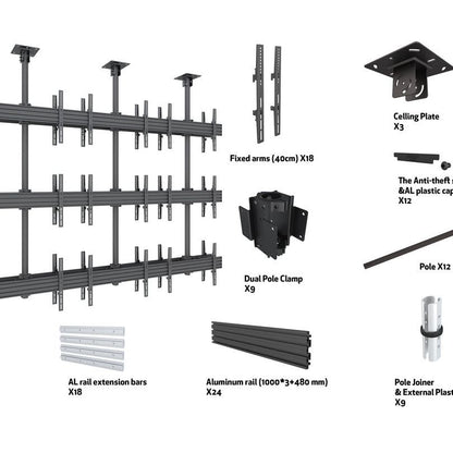 Multibrackets M Ceiling Mount Pro MBC3X3U2