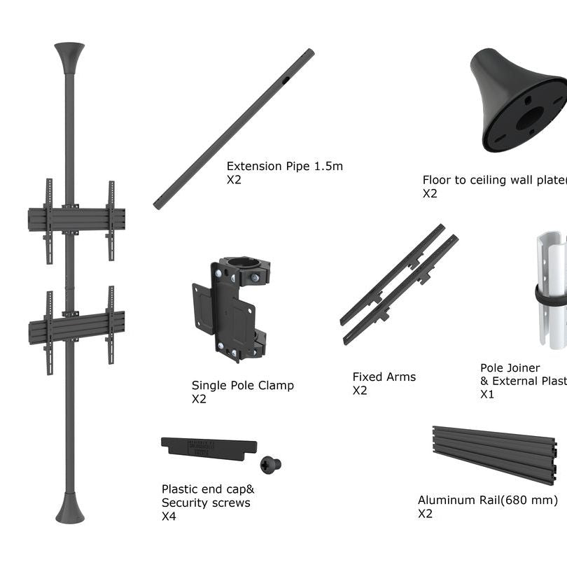 Multibrackets M Floor to Ceiling Mount Pro MBFC2U