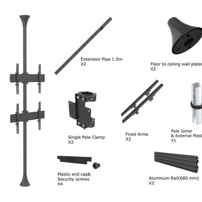 Multibrackets M Floor to Ceiling Mount Pro MBFC2U