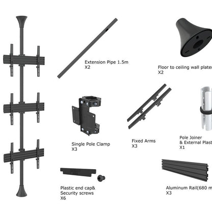 Multibrackets M Floor to Ceiling Mount Pro MBFC3U