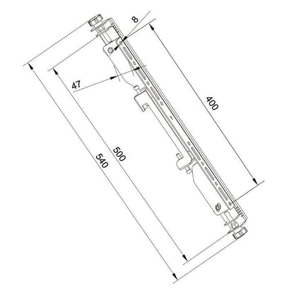 Multibrackets M Pro Series - Micro-Adjustable Arms 400mm