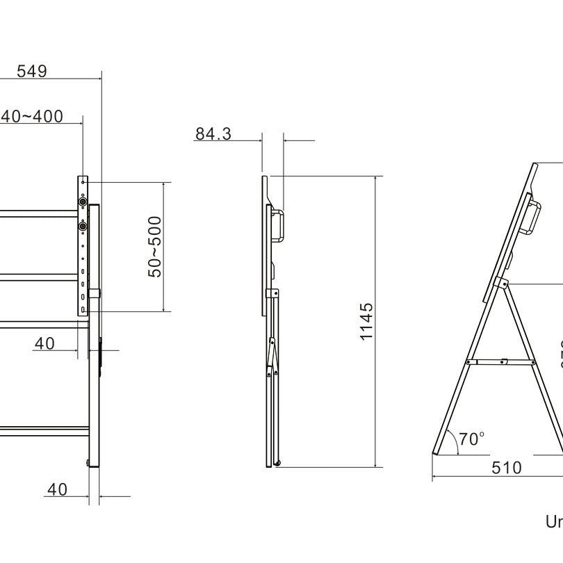 Multibrackets M Tilt and Roll Easel