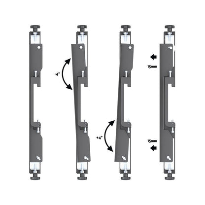 Multibrackets M Wallmount Pro MBW2UHD Micro Adjustable Black
