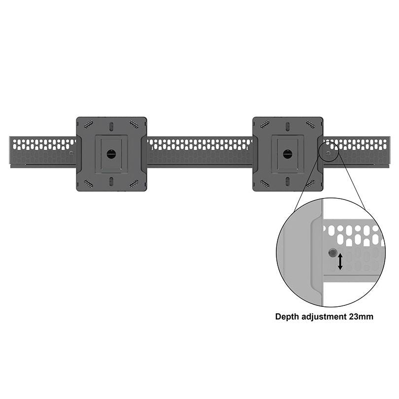 Multibrackets M Pro Series Enclosure 75" Ceiling Large Black