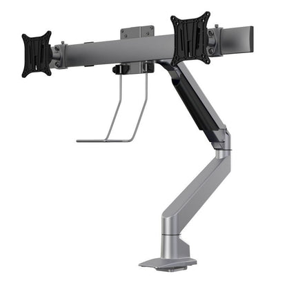 Multibrackets M VESA Gas Lift Arm Single Silver w. Duo Crossbar